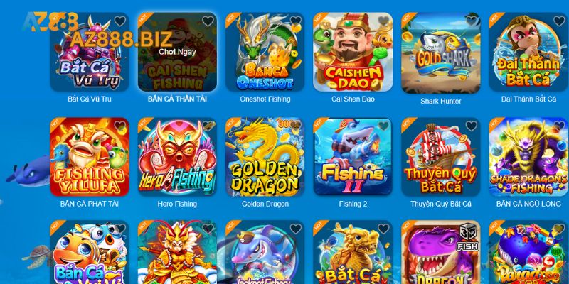 Khám phá những điều thú vị về sảnh Bắn Cá Az888