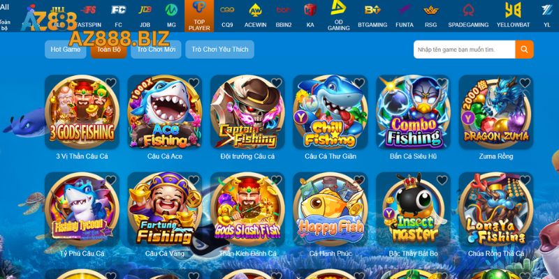 Top bắn cá ăn khách