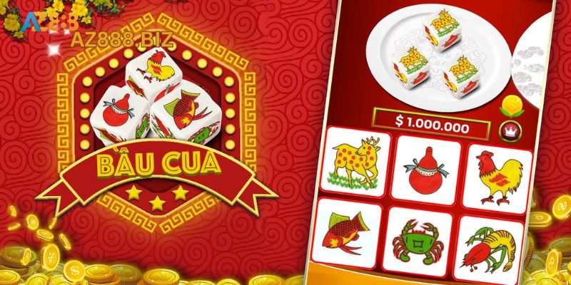 Hướng dẫn các bước đặt cược trong game bầu cua tôm cá