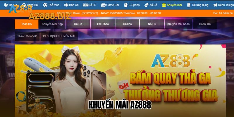 khuyến mại Az888